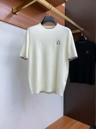 몽클레르 MONCLER 모던 클래식 캐주얼 니트 반팔 티