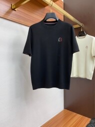 몽클레르 MONCLER 모던 클래식 캐주얼 니트 반팔 티