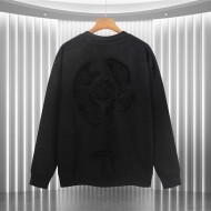 크롬하츠 Chrome Hearts 모던 로고 캐주얼 라운드 커플 맨투맨