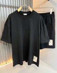 버버리 BURBERRY 모던 클래식 캐주얼 반팔 반팔 세트