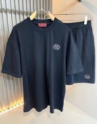 구찌 GUCCI 모던 클래식 캐주얼 반팔 반팔 세트