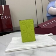 구찌 GUCCI 모던 엠보 옐로 지갑