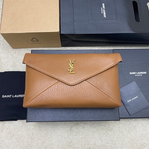 위핑,생로랑 Saint Laurent 모던 빈티지 봉투 클러치