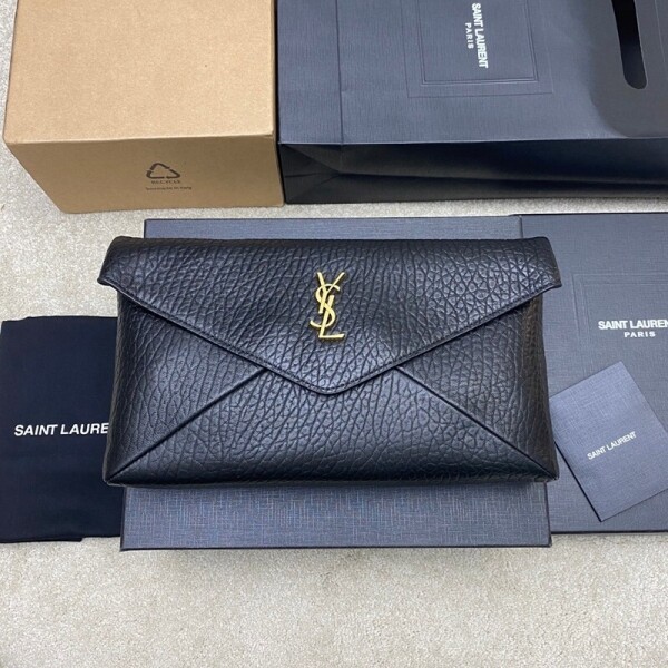 위핑,생로랑 Saint Laurent 모던 빈티지 봉투 클러치