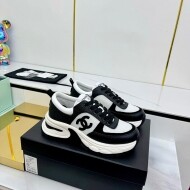 샤넬 CHANEL 듀얼 C 로고 키높이 통기성 여성 운동화