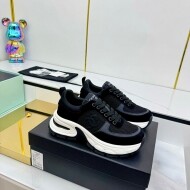 샤넬 CHANEL 듀얼 C 로고 키높이 통기성 여성 운동화