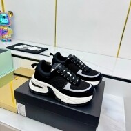 샤넬 CHANEL 듀얼 C 로고 키높이 통기성 여성 운동화