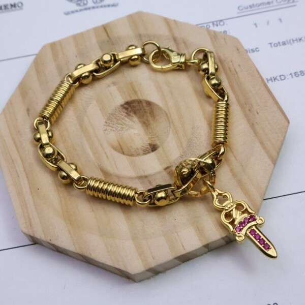 위핑,크롬하츠 Chrome Hearts 클래식 빈티지 디자인 캐주얼 팔찌