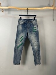 구찌 GUCCI 그래피티 스타일리쉬 남자 청바지
