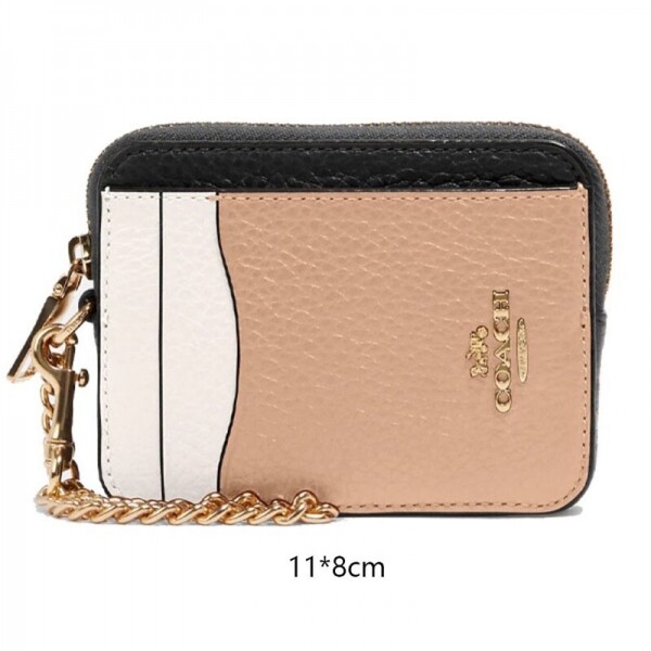 위핑,Coach 코치  짚 카드 케이스 4컬러 ZIP CARD CASE C1886