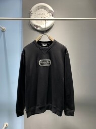 디올 DIOR 스퀘어 영문 자수 캐주얼 커플 긴팔 맨투맨