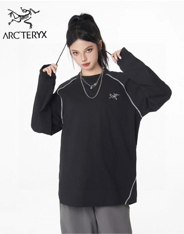 위핑,아크테릭스 ARC TERYX 클래식 로고 라운드 긴팔 커플 티
