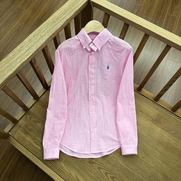 위핑,폴로 랄프로렌 RALPH LAUREN 조랑말 자수 로고 린넨 소재 커플 셔츠