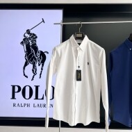 폴로 랄프로렌 RALPH LAUREN 순면 말 자수 로고 커플 셔츠