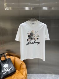버버리 BURBERRY 모던 클래식 패턴 캐주얼 반팔 티