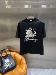 버버리 BURBERRY 모던 클래식 패턴 캐주얼 반팔 티