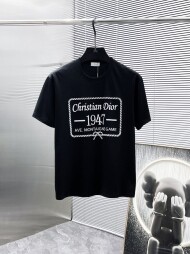 디올 DIOR 로고 패션 트렌디 커플룩 반팔
