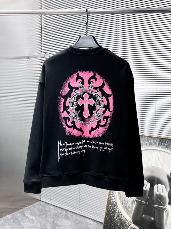 위핑,크롬하츠 Chrome Hearts 로고 클래식 캐주얼 커플 긴팔