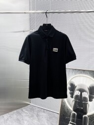 돌체앤가바나 Dolce & Gabbana 로고 클래식 캐주얼 폴로 넥 반팔