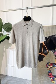 로로피아나 LORO PIANA 클래식 비즈니스 빈티지 캐주얼 폴로넥 니트 반팔