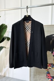 버버리 BURBERRY 클래식 요소 빈티지 캐주얼 니트 카디건