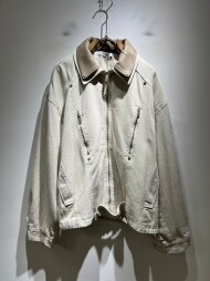 로에베 LOEWE 트렌디 빈티지 디자인 캐주얼 데님 재킷 코트