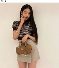 미우미우 아르카디 마테라쎄 나파 가죽백