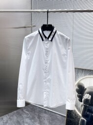 펜디 FENDI 클래식 심플 캐주얼 긴팔 셔츠