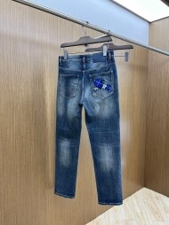 버버리 BURBERRY 모던 심플 디자인 캐주얼 데님 팬츠