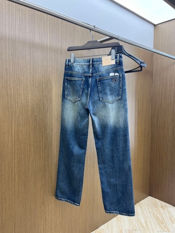 위핑,디올 DIOR 모던 심플 디자인 캐주얼 데님 팬츠