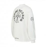 크롬하츠 Chrome Hearts 클래식 요소 프린트 디자인 캐주얼 긴팔 티셔츠 남녀공용