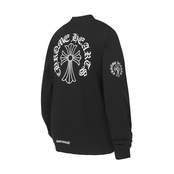 위핑,크롬하츠 Chrome Hearts 클래식 요소 프린트 디자인 캐주얼 긴팔 티셔츠 남녀공용