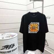 펜디 FENDI 트렌디한 디자인 캐주얼 반팔 티 남녀 공용