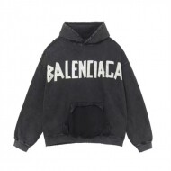 발렌시아가 BALENCIAGA 로고 패션 트렌드 캐주얼 긴팔 티셔츠 남녀 공용