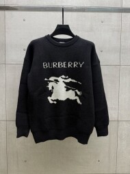 버버리 BURBERRY 로고 모던 클래식 캐주얼 니트