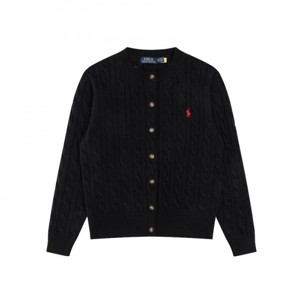 위핑,폴로 랄프로렌 RALPH LAUREN 자수 로고 긴팔 니트 카디건 톱
