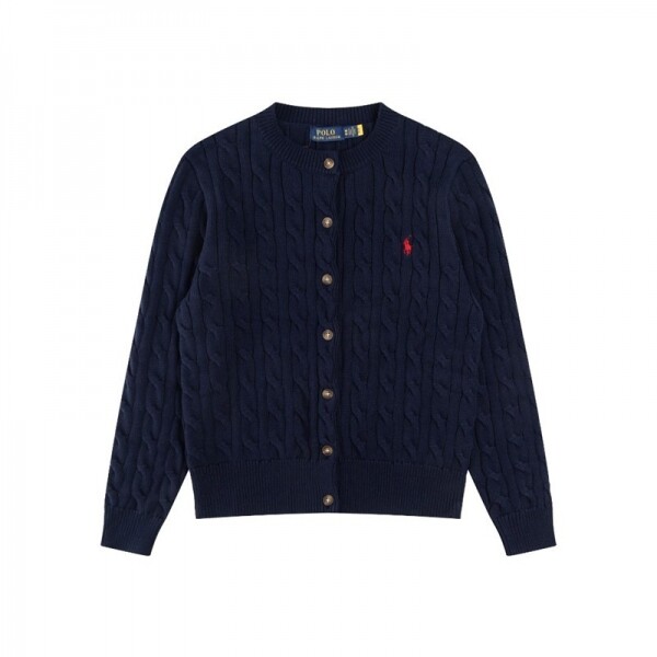 위핑,폴로 랄프로렌 RALPH LAUREN 자수 로고 긴팔 니트 카디건 톱