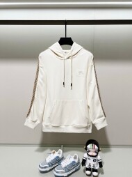 버버리 BURBERRY 클래식 자수 로고 남녀 후드