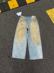 아크네 스튜디오 Acne Studios 보카시 와이드 워싱 패션 남녀 청바지