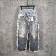 아크네 스튜디오 Acne Studios 찢어진 패션 구제 와이드 트렌디 남녀 청바지