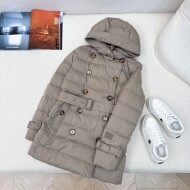 버버리 BURBERRY 클래식 더블 패딩 코트
