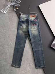 구찌 GUCCI 워싱 캐주얼 스판 남녀 청바지