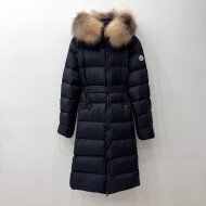 몽클레르 MONCLER 여성 모던 클래식 후드 롱 다운 재킷 코트