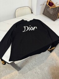 디올 DIOR 로고 모던 심플 캐주얼 긴팔