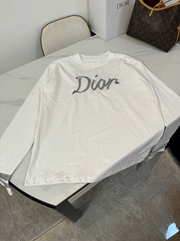 위핑,디올 DIOR 로고 모던 심플 캐주얼 긴팔