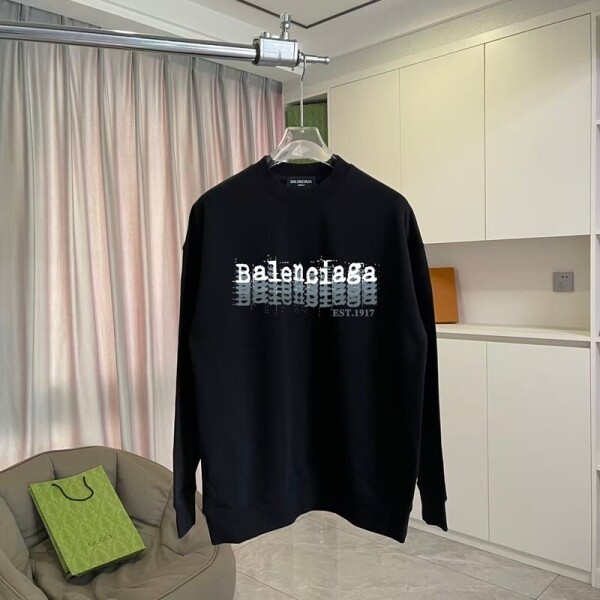 위핑,발렌시아가 BALENCIAGA 로고 모던 심플 캐주얼 긴팔