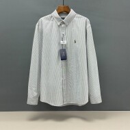 폴로 랄프로렌 POLO RALPH LAUREN 로고 자수 스트라이프 캐주얼 긴팔 셔츠