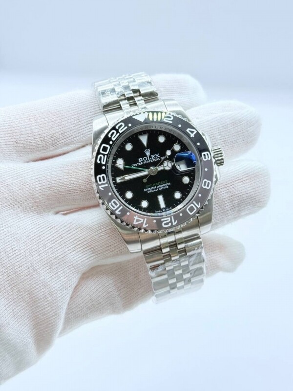 위핑,롤렉스 GMT-마스터2 40mm 126710GRNR 블랙 쥬빌리 워치 시계