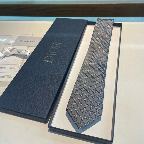위핑,디올 DIOR 클래식 체크 남성 넥타이