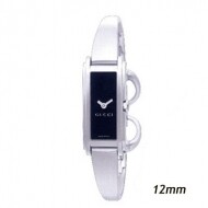 GUCCI 구찌 YA109522 G-Line Black Dial Bangle Quartz